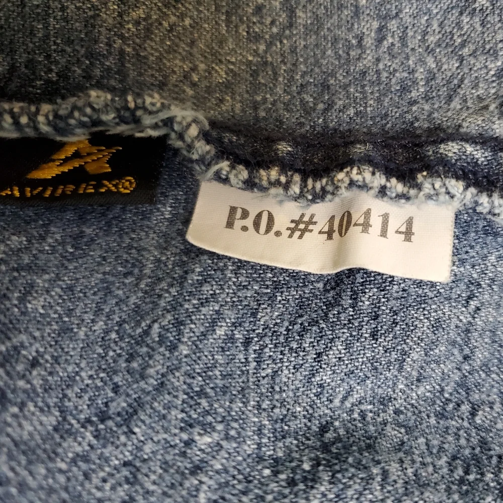 Avirex | 🔥Host Pick🔥 Vintage Y2K 90's Authentic Denim Jean Jacket - Size 3XL - Picture 14 of 15